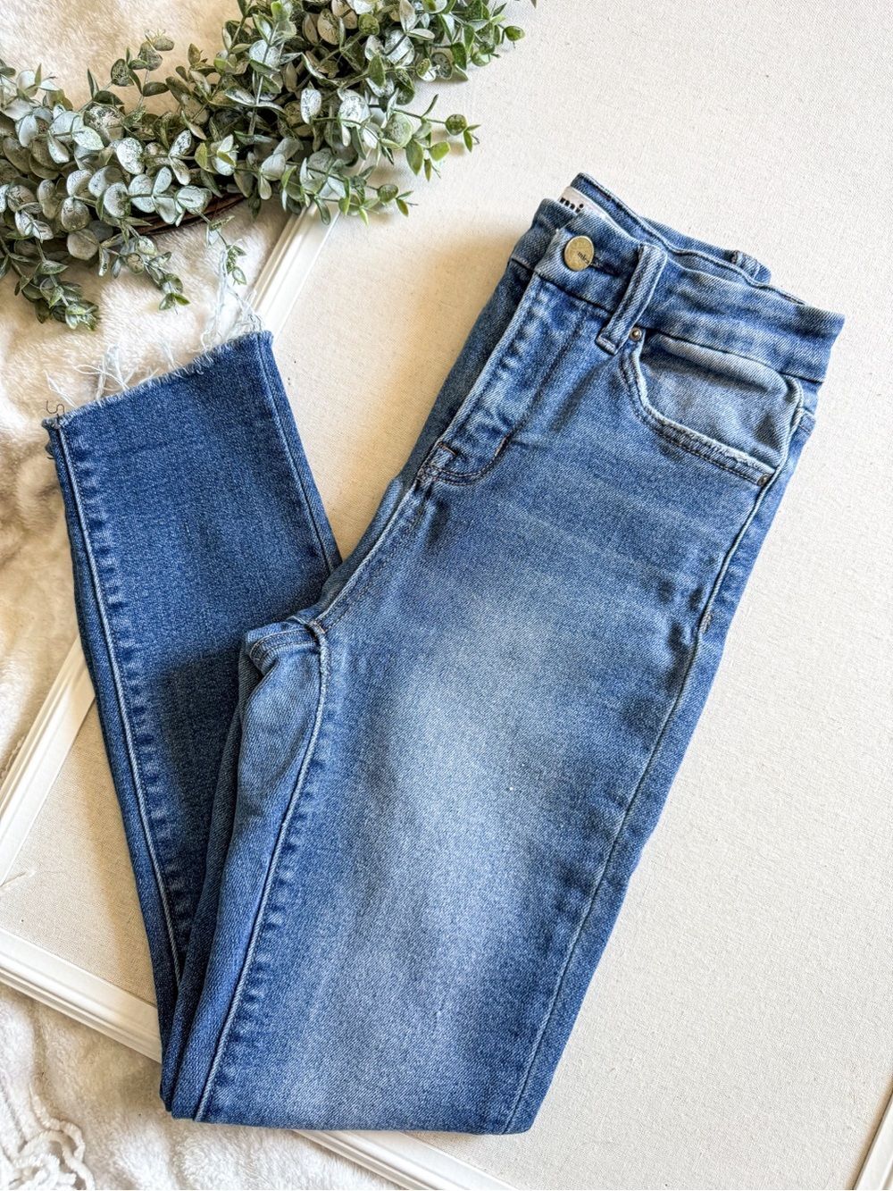 Mica Light Wash High Rise Skinny Jean Size 24